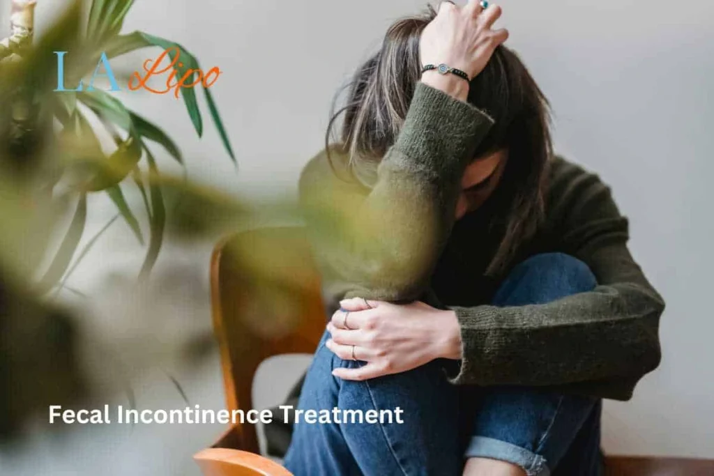 woman worried about fecal incontinence diet Old Trafford