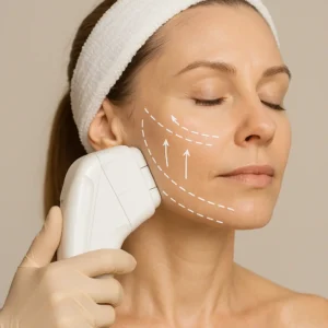 Woman having HI-FU to reduce wrinkles call LA LIPO Old Trafford Now!