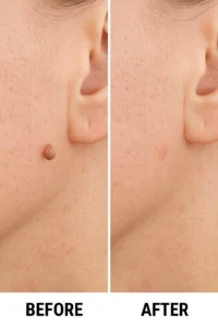 Skin tags removal Old Trafford before and after