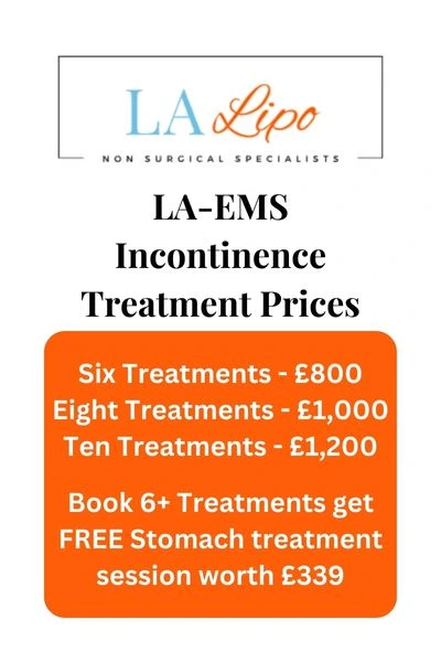 LA-EMS Incontinence Treatment Prices Old Trafford
