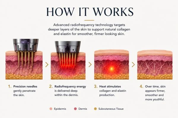 Diagram of how Collagen Lift Therapy Old Trafford works