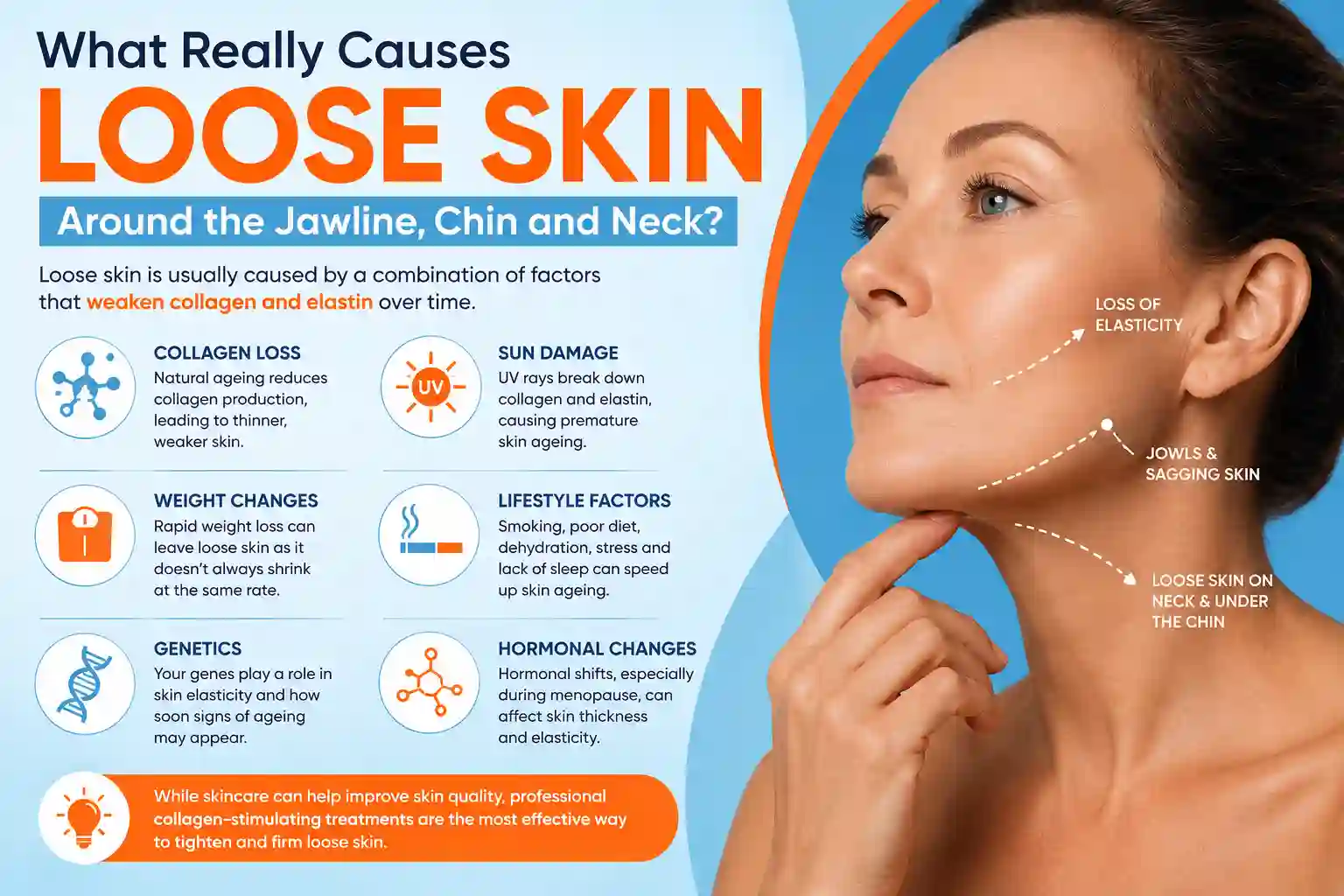 What Really Causes Loose Skin Around the Jawline, Chin and Neck Old Trafford?